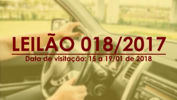 LEILÃO 018/2017  DE VEÍCULOS APREENDIDOS EM AÇÕES PENAIS - PODER JUDICIÁRIO DO ESTADO DE MATO GROSSO DO SUL.