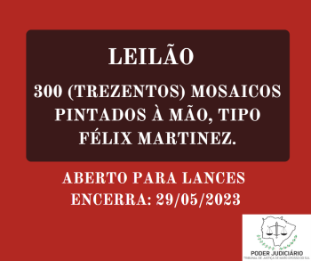 300 TREZENTOS MOSAICOS PINTADOS À MÃO, TIPO FÉLIX MARTINEZ.