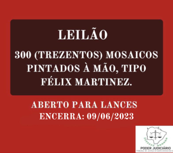 300 TREZENTOS MOSAICOS PINTADOS À MÃO, TIPO FÉLIX MARTINEZ.