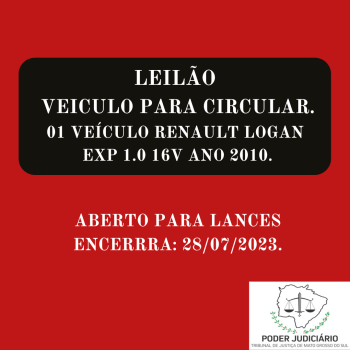 01 VEÍCULO RENAULT LOGAN EXP 1.0 16V ANO 2010
