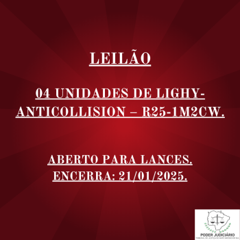 04 UNIDADES DE LIGHY-ANTICOLLISION – R25-1M2CW