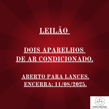 DOIS APARELHOS DE AR CONDICIONADO