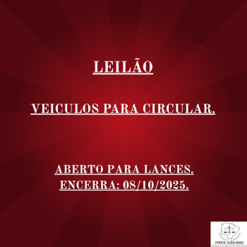LEILÃO 103/2025 DE VEÍCULOS APREENDIDOS EM AÇÕES PENAIS - PODER JUDICIÁRIO DO ESTADO DE MATO GROSSO DO SUL