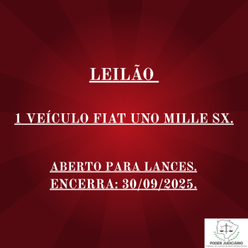 1 VEÍCULO FIAT UNO MILLE SX 