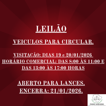 LEILÃO 151/2025 DE VEÍCULOS APREENDIDOS EM AÇÕES PENAIS - PODER JUDICIÁRIO DO ESTADO DE MATO GROSSO DO SUL.