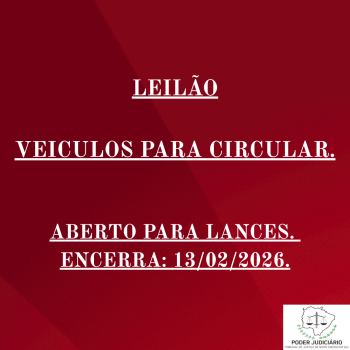 LEILÃO 002/2026 DE VEÍCULOS APREENDIDOS EM AÇÕES PENAIS - PODER JUDICIÁRIO DO ESTADO DE MATO GROSSO DO SUL