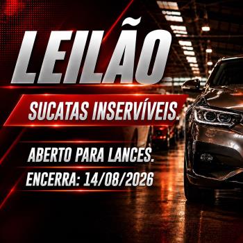 LEILÃO 070/2026 DE VEÍCULOS APREENDIDOS EM AÇÕES PENAIS - PODER JUDICIÁRIO DO ESTADO DE MATO GROSSO DO SUL.