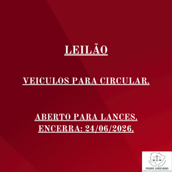 LEILÃO 075/2026 DE VEÍCULOS APREENDIDOS EM AÇÕES PENAIS - PODER JUDICIÁRIO DO ESTADO DE MATO GROSSO DO SUL.