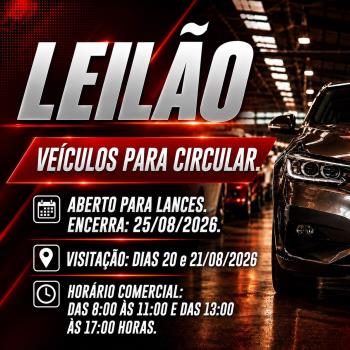 LEILÃO 116/2026 DE VEÍCULOS APREENDIDOS EM AÇÕES PENAIS- PODER JUDICIÁRIO DO ESTADO DE MATO GROSSO DO SUL.