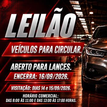 LEILÃO 150/2026 DE VEÍCULOS APREENDIDOS EM AÇÕES PENAIS- PODER JUDICIÁRIO DO ESTADO DE MATO GROSSO DO SUL.