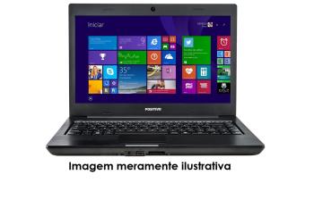 01 NOTEBOOK, MARCA POSITIVO, MODELO UNIQUE S1991I, COR PRETA