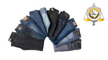 25 CALÇAS JEANS, MODELOS E TAMANHOS DIVERSOS (IMAGEM ILUSTRATIVA)